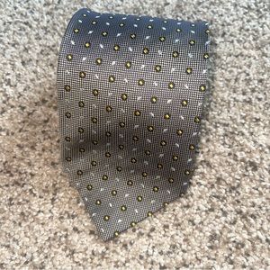 Roberto Vallini Navy Yellow 100% Hand Made Silk Tie
